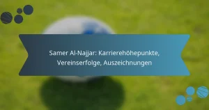 Samer Al-Najjar: Karrierehöhepunkte, Vereinserfolge, Auszeichnungen